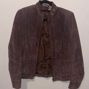 Ruff Hewn Brown Leather Jacket